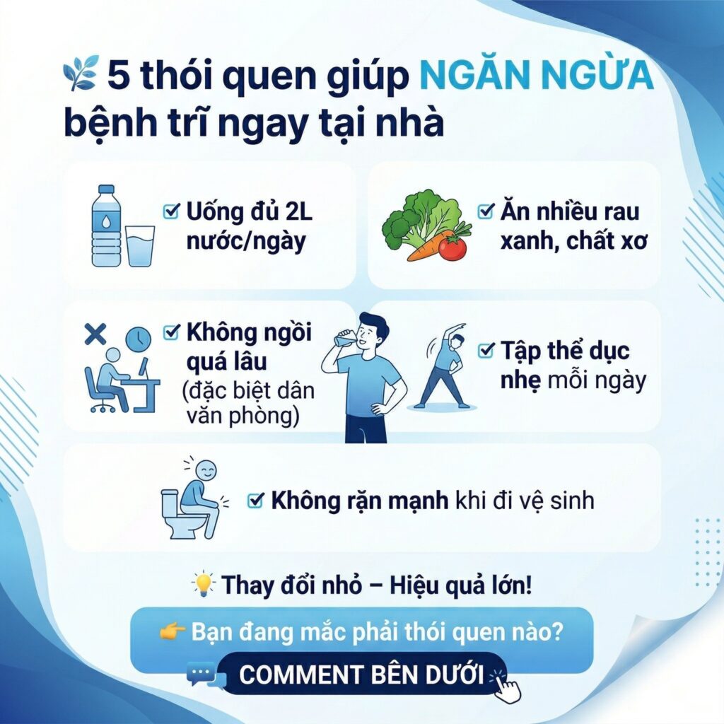 Cách điều trị trĩ hiệu quả: Phương pháp nội và ngoại khoa hiện nay 