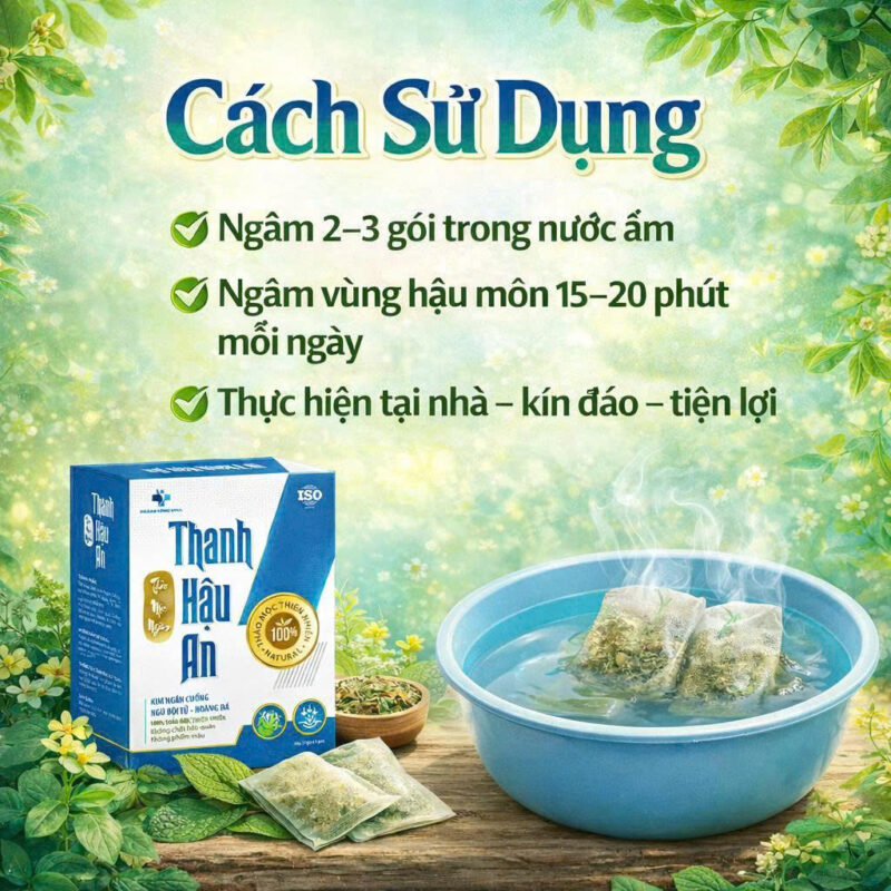 Chè ngâm trĩ Thanh Hậu An – Giải pháp hỗ trợ giảm đau rát, khó chịu do trĩ hiệu quả 