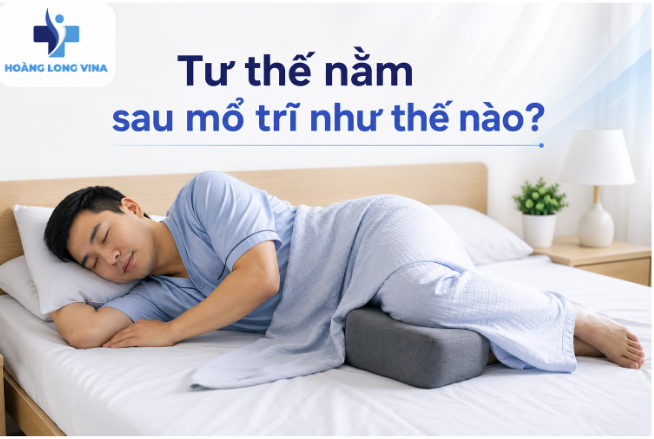 Tư thế nằm sau mổ trĩ như thế nào? [Chuyên gia giải đáp] 