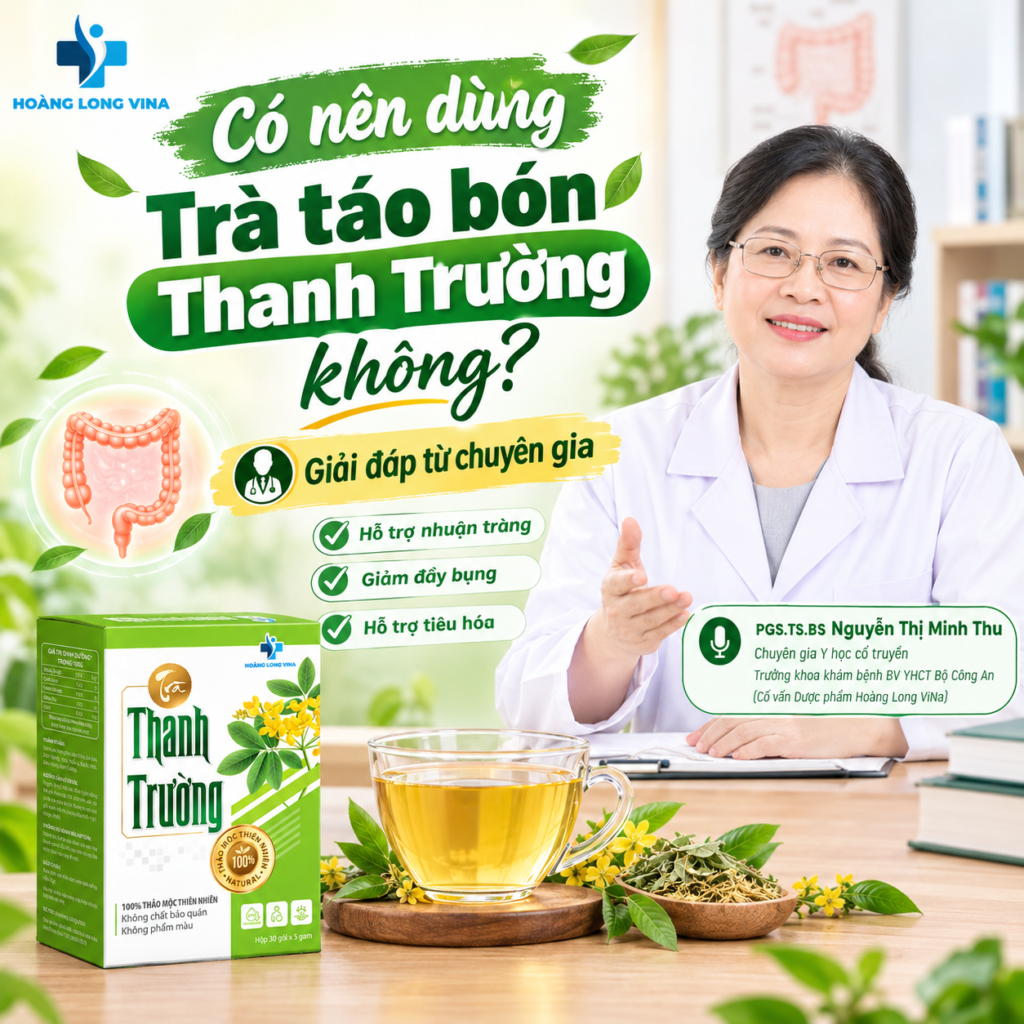 Có nên dùng Trà táo bón Thanh Trường không? Giải đáp từ chuyên gia 