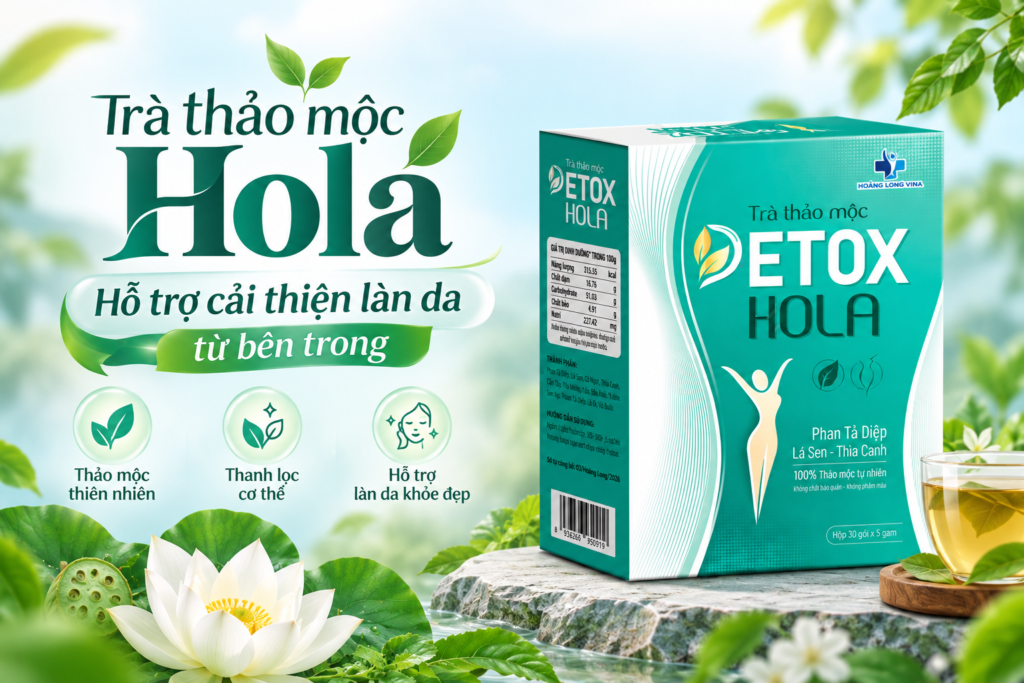 Trà thảo mộc Hola – Hỗ trợ cải thiện làn da từ bên trong 
