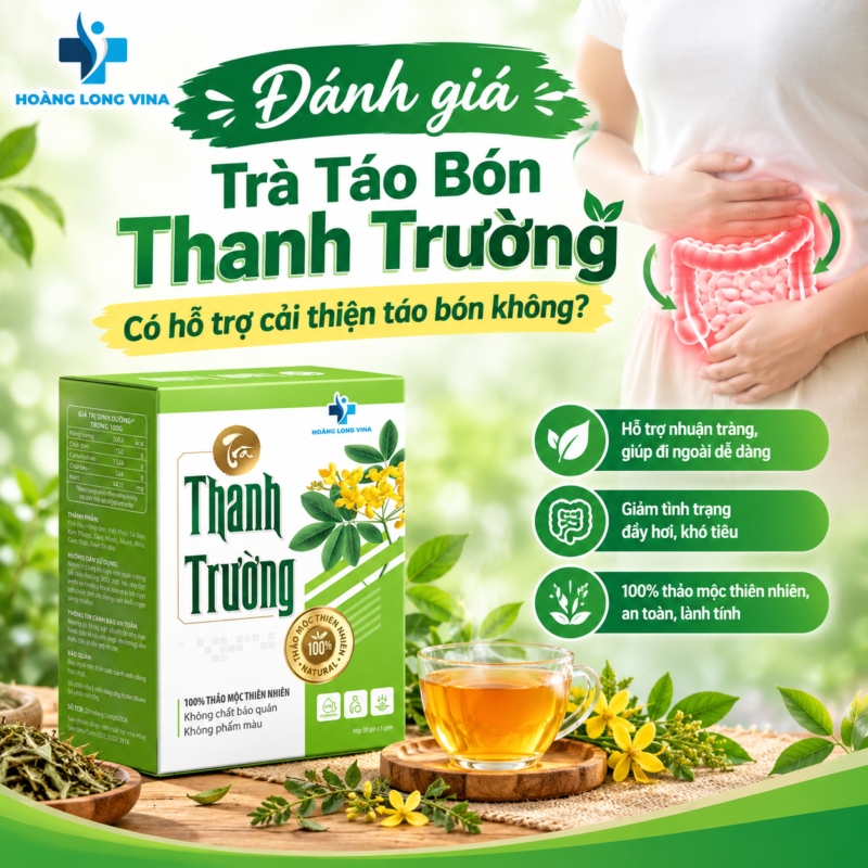 Đánh giá Trà Táo Bón Thanh Trường: Có hỗ trợ cải thiện táo bón không?