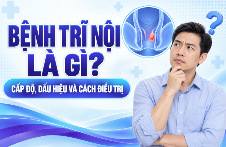 Bệnh trĩ nội là gì? Cấp độ, dấu hiệu và cách điều trị hiệu quả 