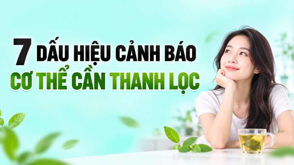 7 dấu hiệu cảnh báo cơ thể cần thanh lọc 