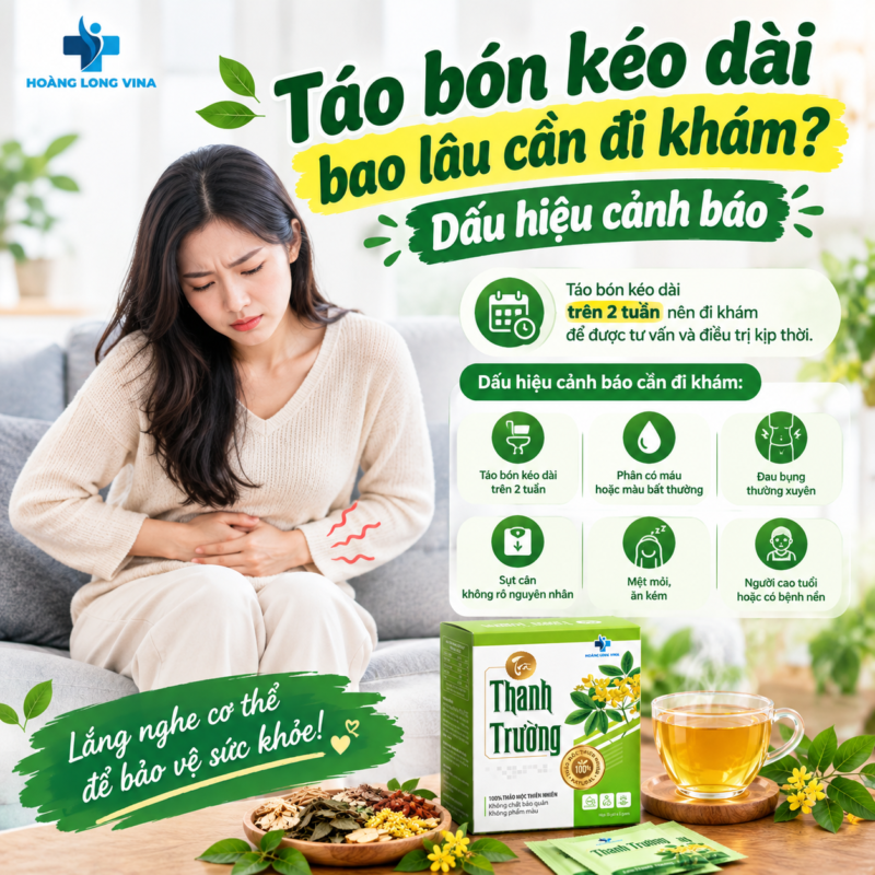 Táo bón kéo dài bao lâu cần đi khám? Dấu hiệu cảnh báo